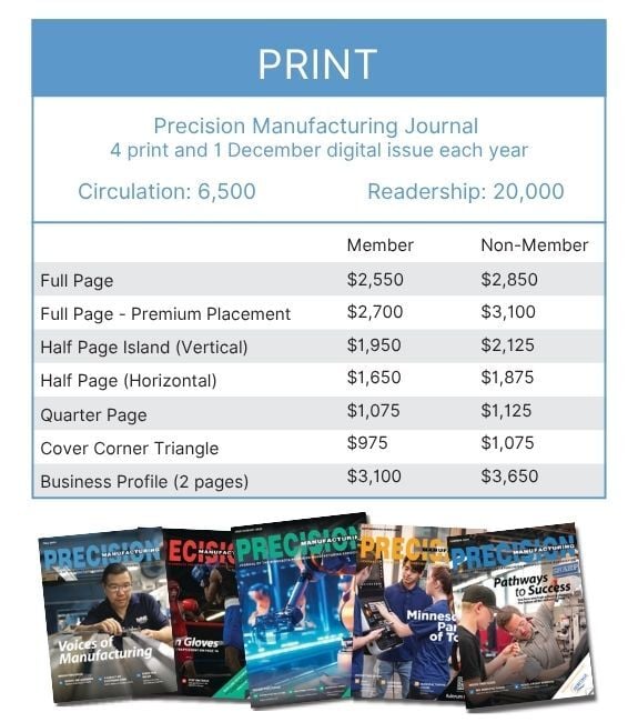 2026 MPMA PRINT price sheet