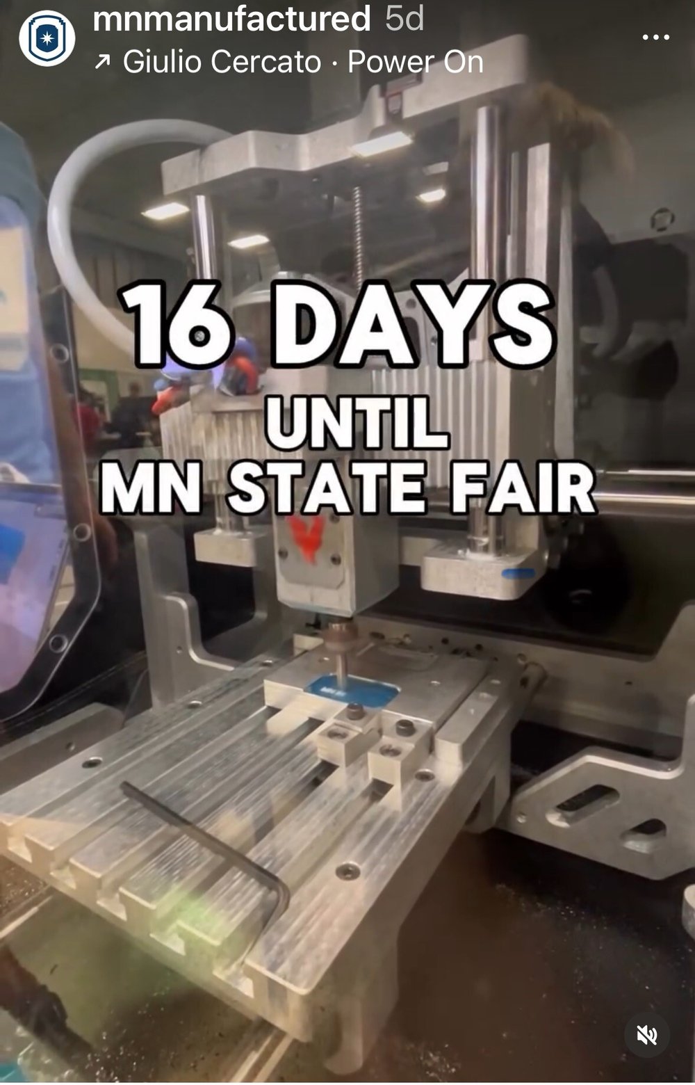 Instagram Mill 16 day to State Fair 2